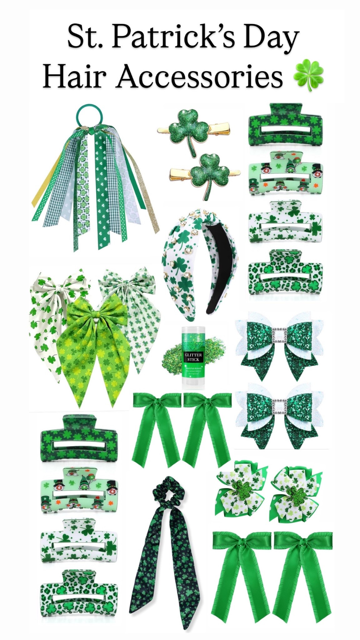 St. Patrick’s Day Hair Accessories  ☘️ 

#LTKBeauty