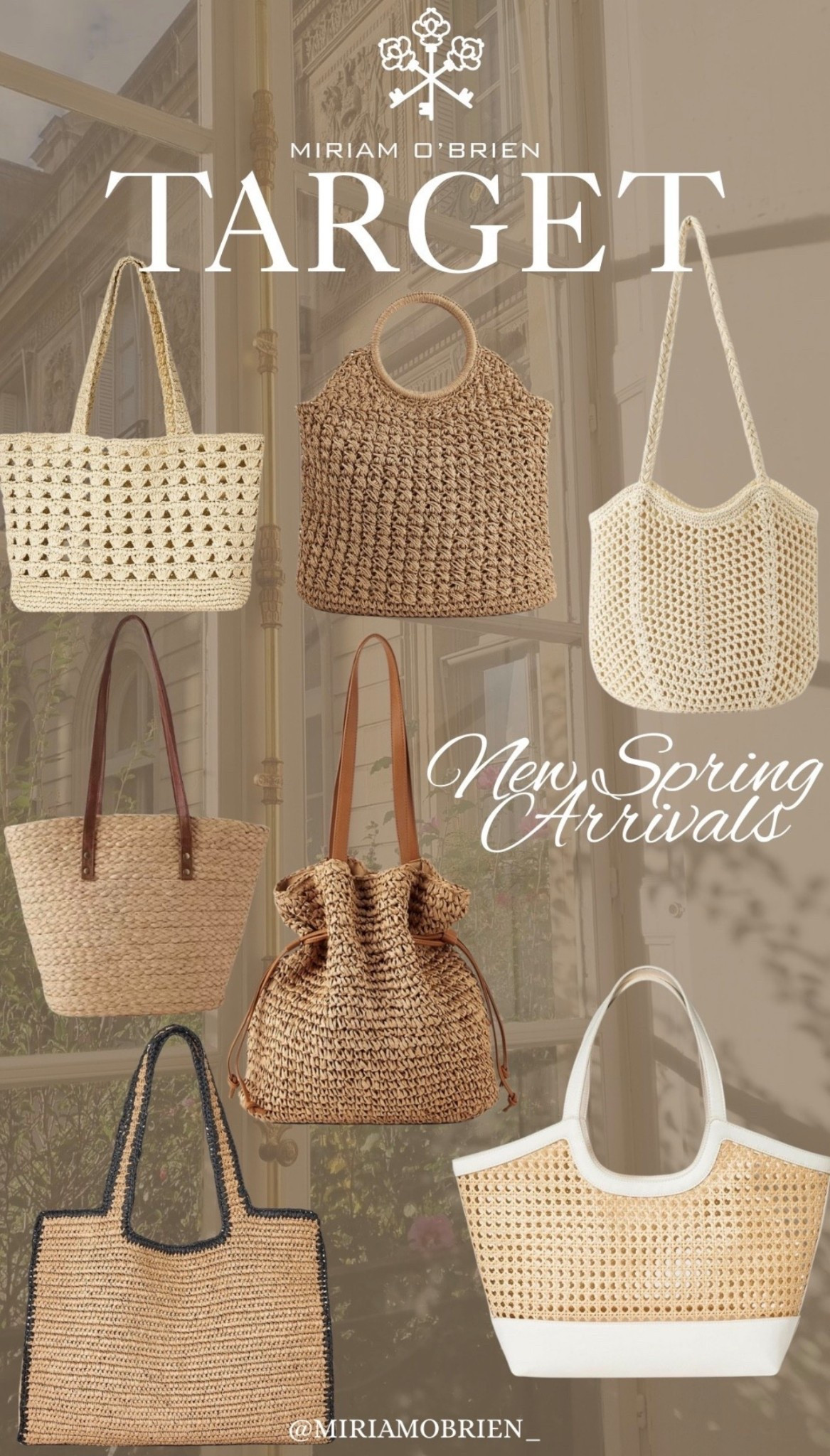 New Spring Handbags at Target

Follow me at @miriamobrien_ on IG and TikTok! 

#TargetSpringAccesories #TargetNewArrivals #TargetNewHandbags #TargetFashion

#LTKSeasonal #LTKOver40 #LTKTravel

#LTKootd #LTKSeasonal #LTKOver40