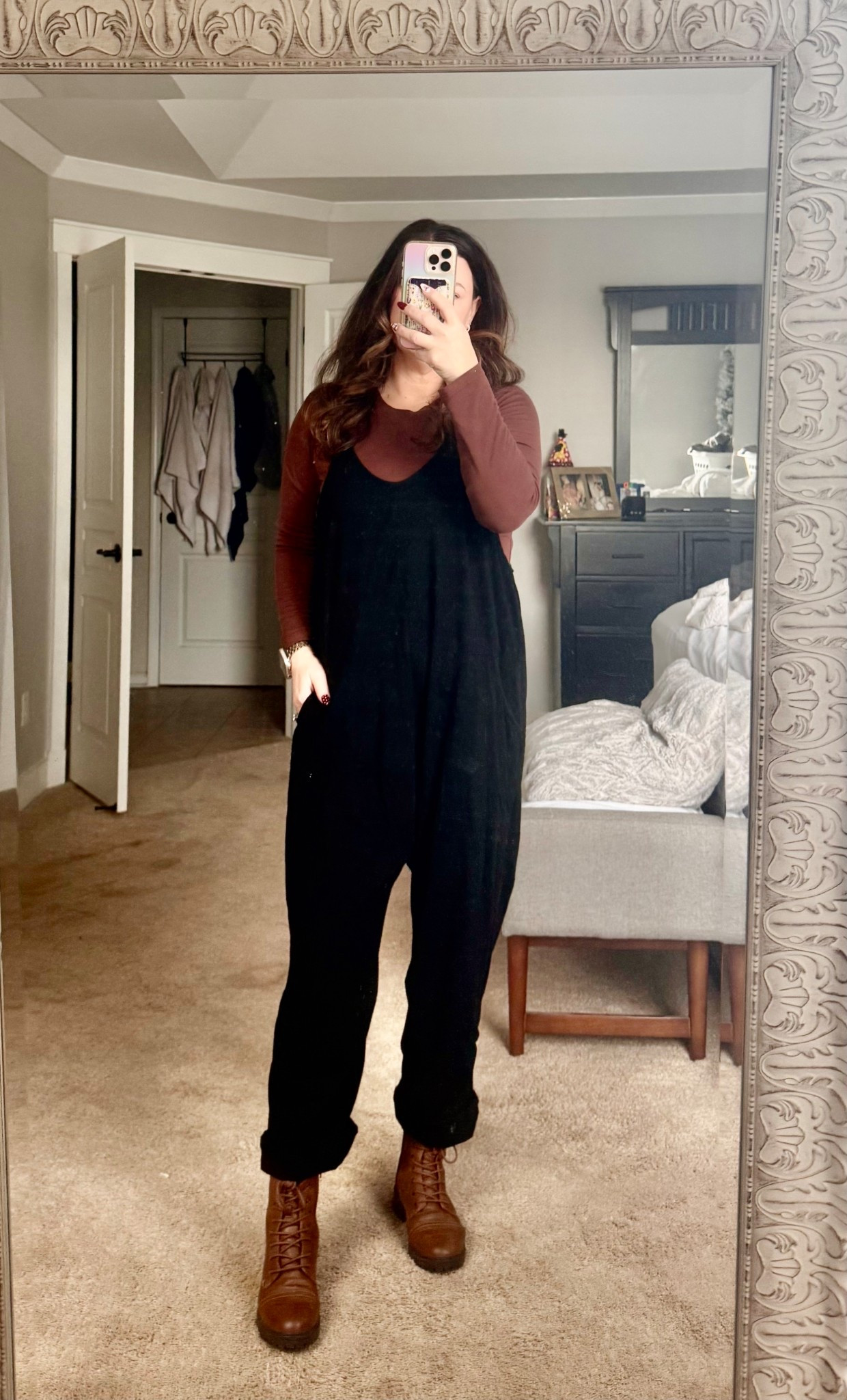 Running errands means stylish comfort. Size medium in long-sleeve shirt and jumper. Jumper is from Amazon (can’t link) & boots from Target (no longer avail). I linked similar. 

#LTKOver40 #LTKootd #LTKMidsize