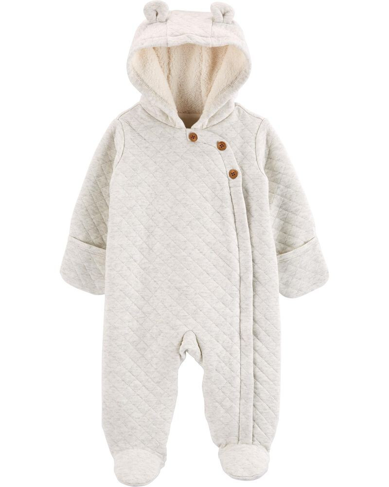 Sherpa-Lined Hooded Pram | Carter's