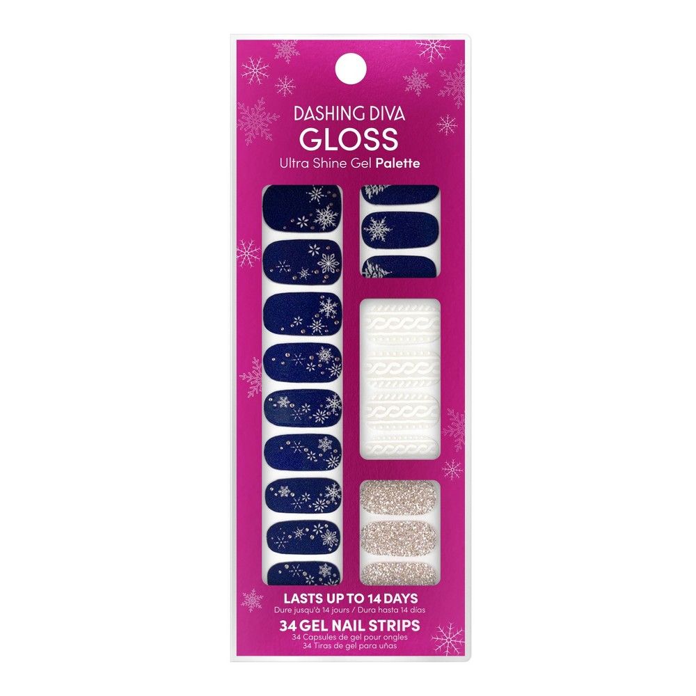Dashing Diva Gloss Gel Nail Art Palette - What a Flake | Target