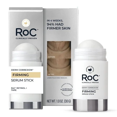 RoC Derm Correxion Firming Retinol Serum Stick with THPE + Antioxidants, Lift & Tighten for Face & Neck, Fragrance-Free, 1 oz | Walmart (US)