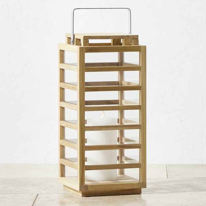 Ojai Teak Lantern | Williams-Sonoma