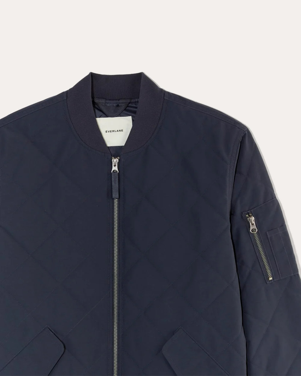 The Quilted Bomber | Navy | Everlane
