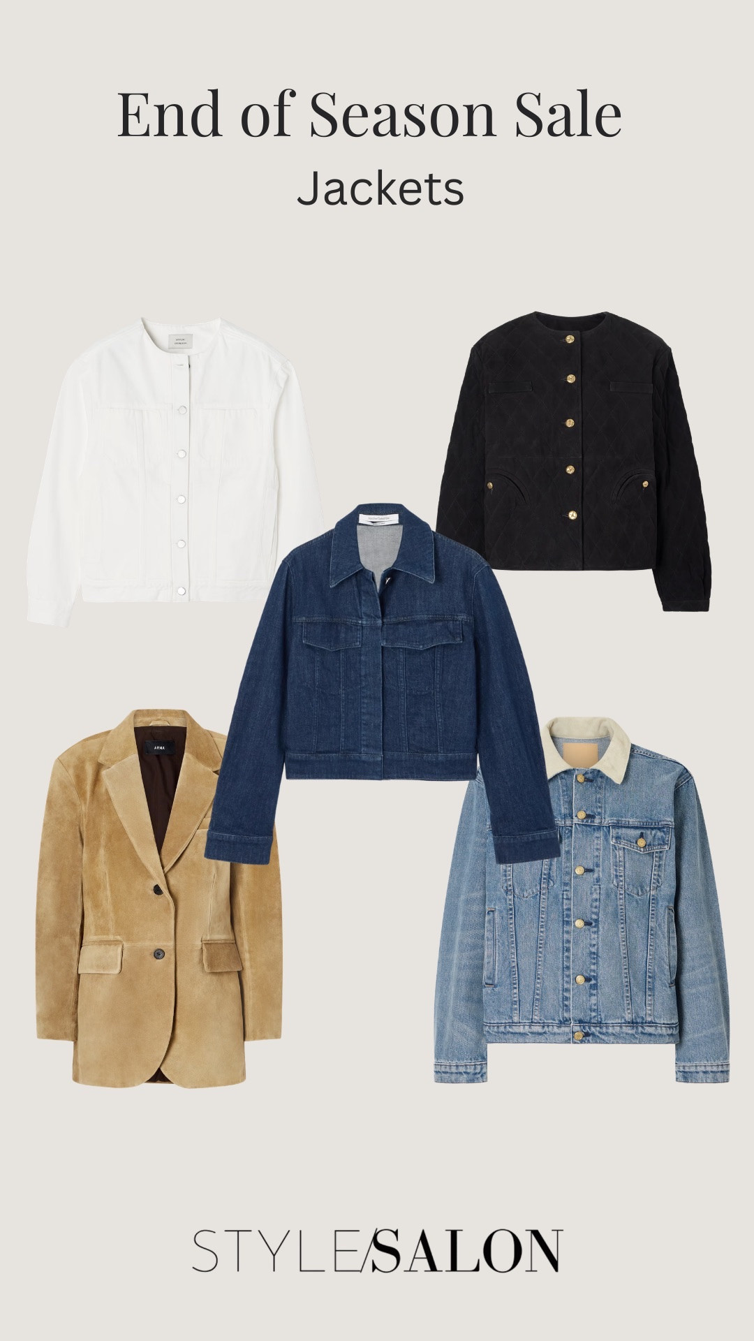 End of the season sale 

Spring to Summer – transitional weather – Sales￼￼