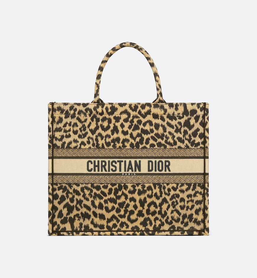 Sac Dior Book Tote Large Broderie Mizza beige multicolore | DIOR | Dior Couture