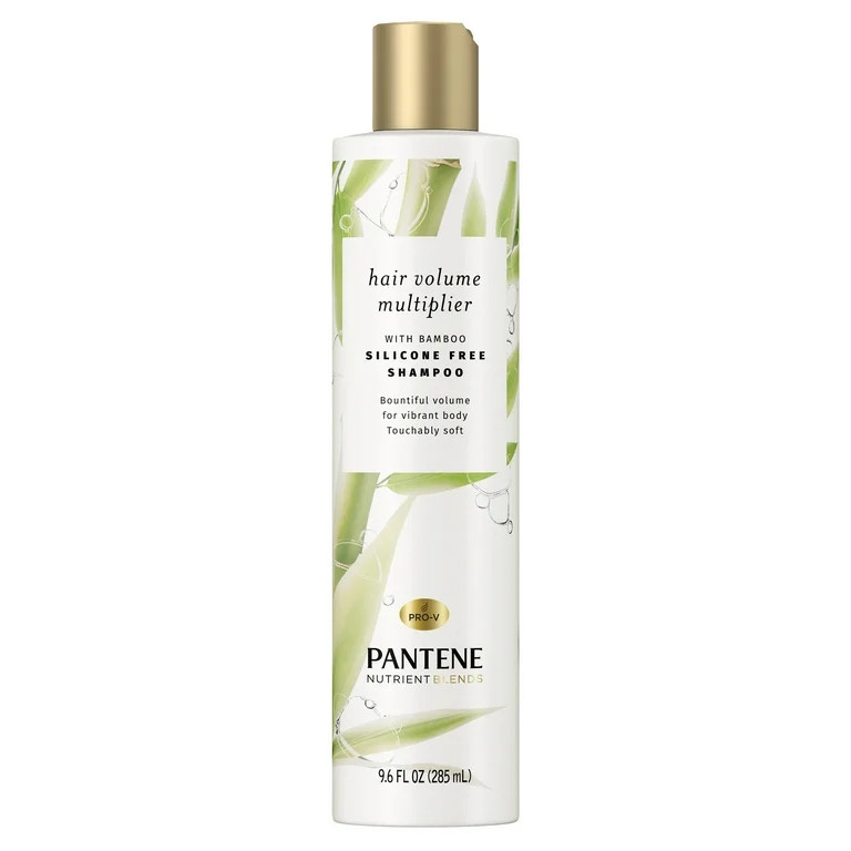 Pantene Nutrient Blends Hair Volume Multiplier with Bamboo Shampoo For Fine Hair, 17.9 fl oz | Walmart (US)