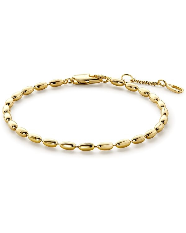 Ana Luisa Gold Bracelets for Women - Dainty Gold Chain with Pearl, Heart & Flower Bracelet Styles... | Amazon (US)