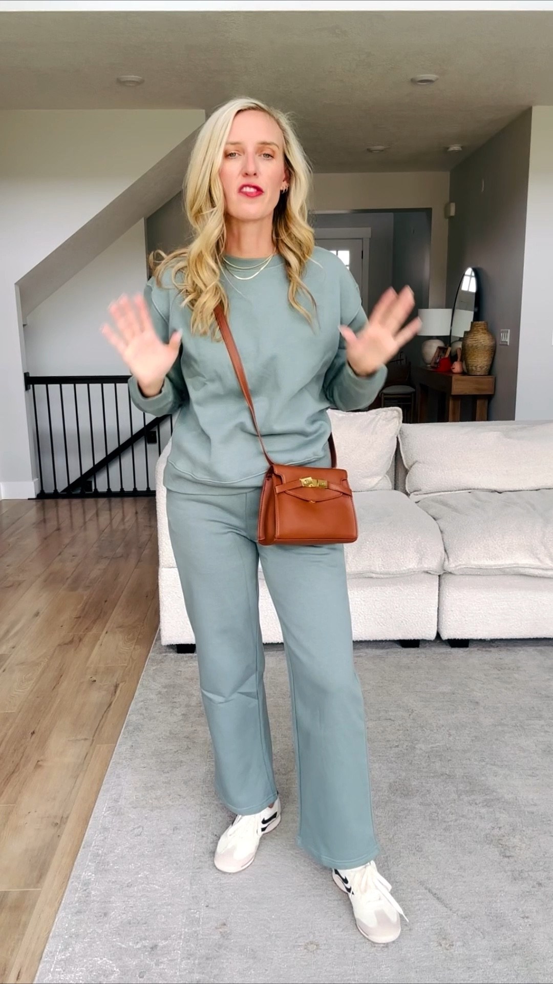 These fleece-lined sweat sets from Walmart look and feel so high-end without the high price. The inside is insanely soft and warm — the perfect cozy essential for fall and winter. Each set comes with jogger bottoms or straight-leg sweat bottoms, and everything runs true to size. I’m wearing a medium in the top for a comfy, relaxed fit. Such a good matching set for errands, lounging, school pick-ups, and travel days.

#WalmartFashion #WalmartFinds #FleeceLined #CozySets #MatchingSet #LoungewearSet #AffordableStyle #LookForLess #HighEndLookForLess #BudgetFriendlyFashion #WalmartOutfit #FallStyle #WinterStyle #SoftLoungewear #NeutralOutfits #Under30Finds #EverydayStyle #ComfyOutfits #FrugalRetailTherapy #WardrobeEssentials

#LTKfitnessgoals #LTKActive #LTKFindsUnder50