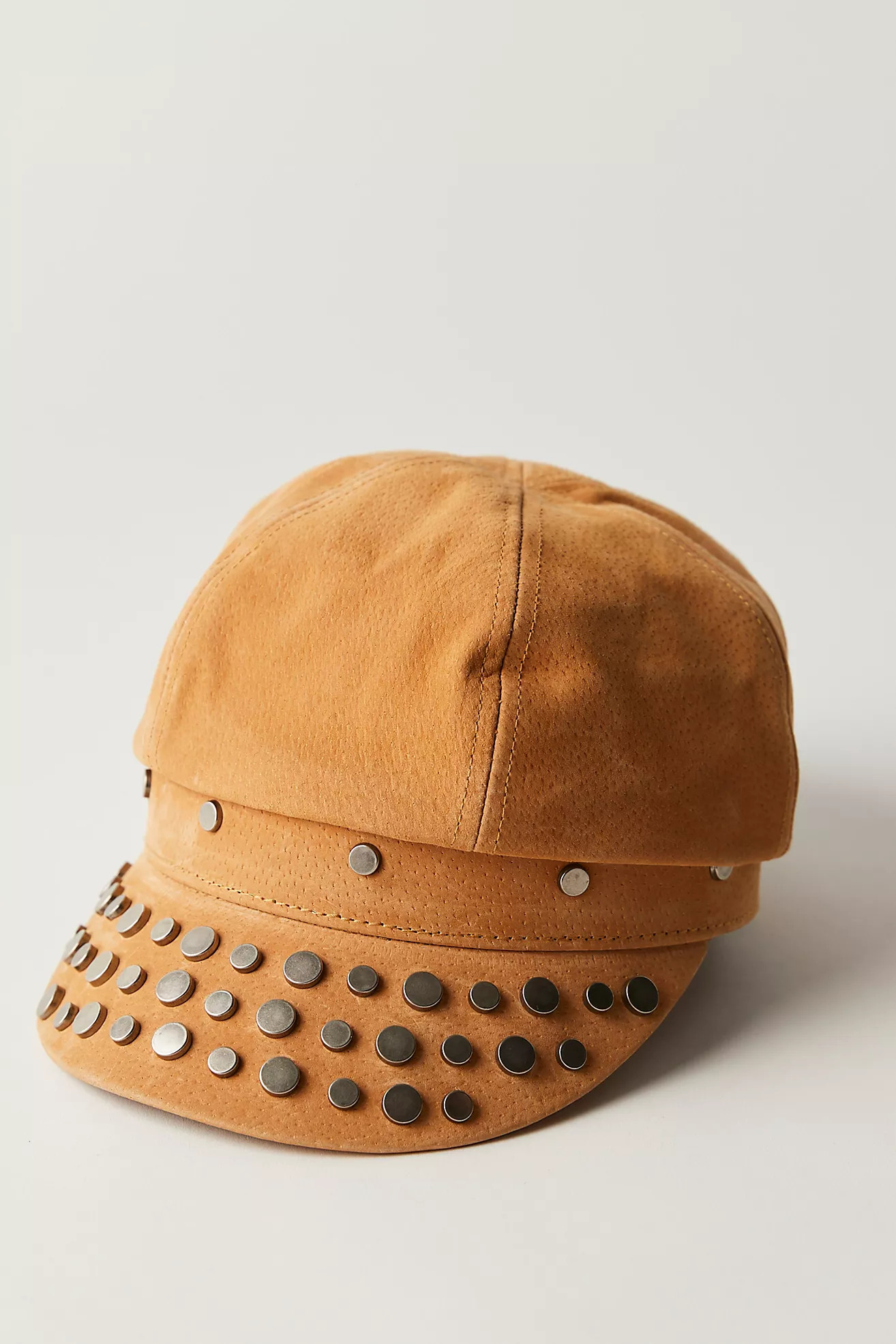 Studded Avery Leather Hat | Free People (Global - UK&FR Excluded)