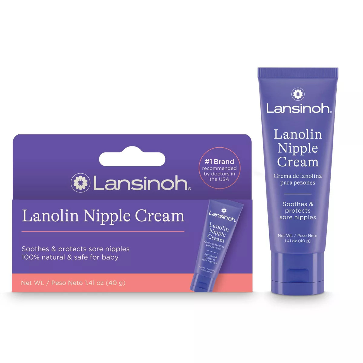 Lansinoh Lanolin Nipple Cream for Breastfeeding Essentials - 1.41oz | Target