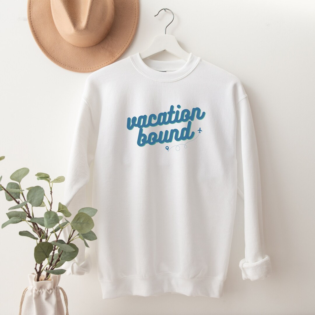 Vacation Bound Travel Unisex Crewneck Sweatshirt, Family Matching, Girls Trip, Plane Travel, Crui... | Etsy (US)