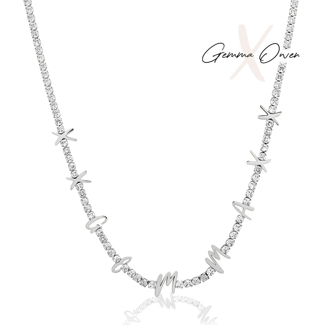 Gemma Owen GXO Custom Tennis Necklace (Silver) | Abbott Lyon