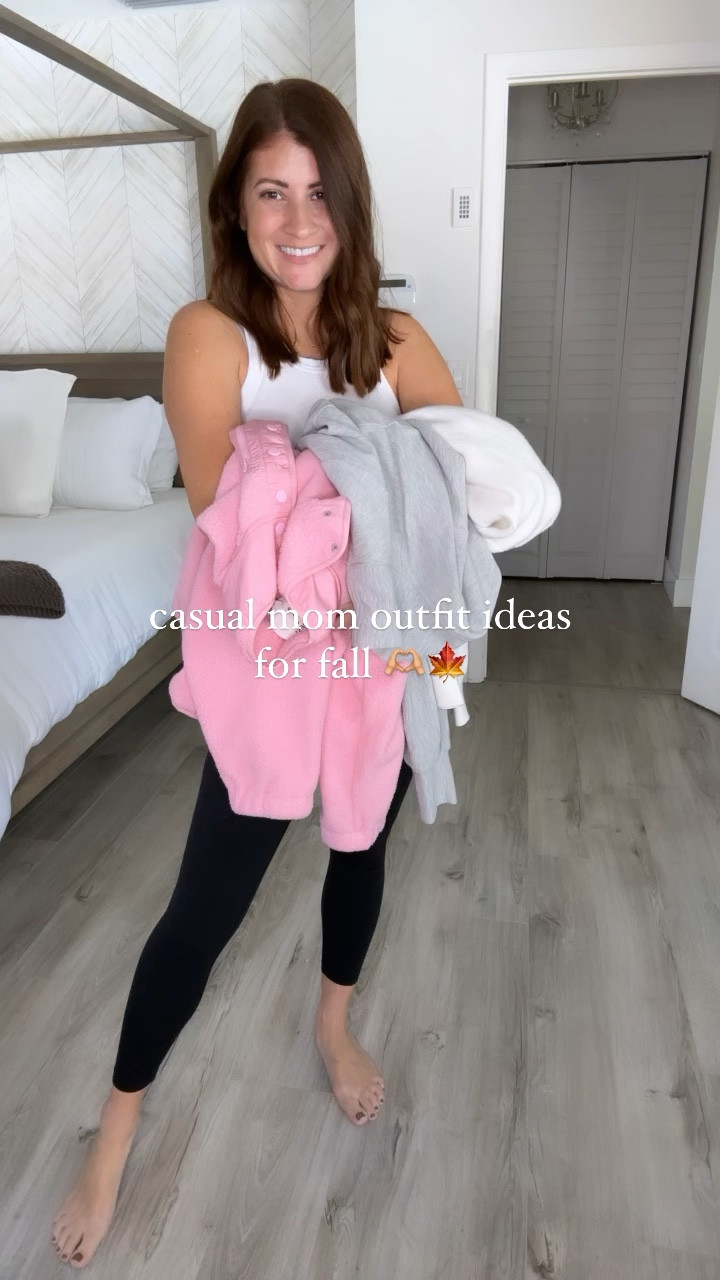 Casual mom outfit ideas for fall 🫶🏼🍁 loving all 3 of these Amazon top options! Perfect to pair with leggings or jeans to make the perfect, easiest casual looks for fall! 

✨Follow me for more easy and casual outfit ideas✨

Wearing mediums in all 3 top options! 

#LTKstyletip #LTKSeasonal #LTKfindsunder100