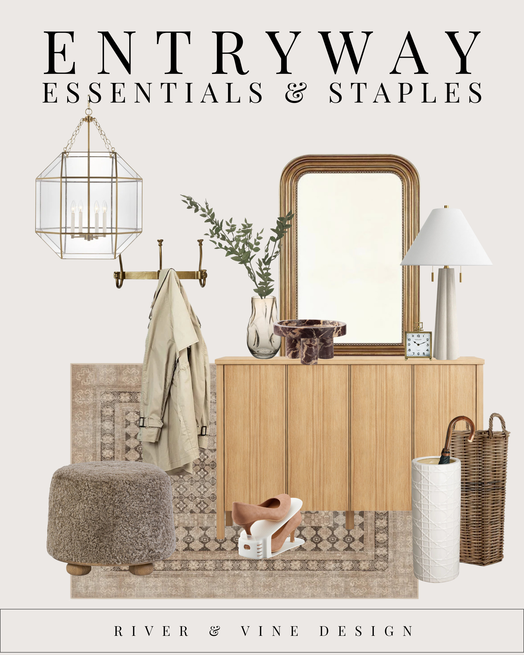 Your entryway sets the tone before anyone even says hello ✨

This is the catch-all, kick-off, drop-everything zone — so it needs to work and look good. A closed console hides the chaos, a mirror bounces light (and lets you check yourself on the way out), and one soft seat = shoes on/off without the struggle.

Steal this designer trick: mix one hard surface (wood or stone), one soft texture (bouclé, woven, or fabric), and one warm metal. That combo instantly makes an entry feel layered instead of flat.

Tap to shop these entryway staples and give your front door the first impression it deserves 🚪✨ 

 #LTKHome