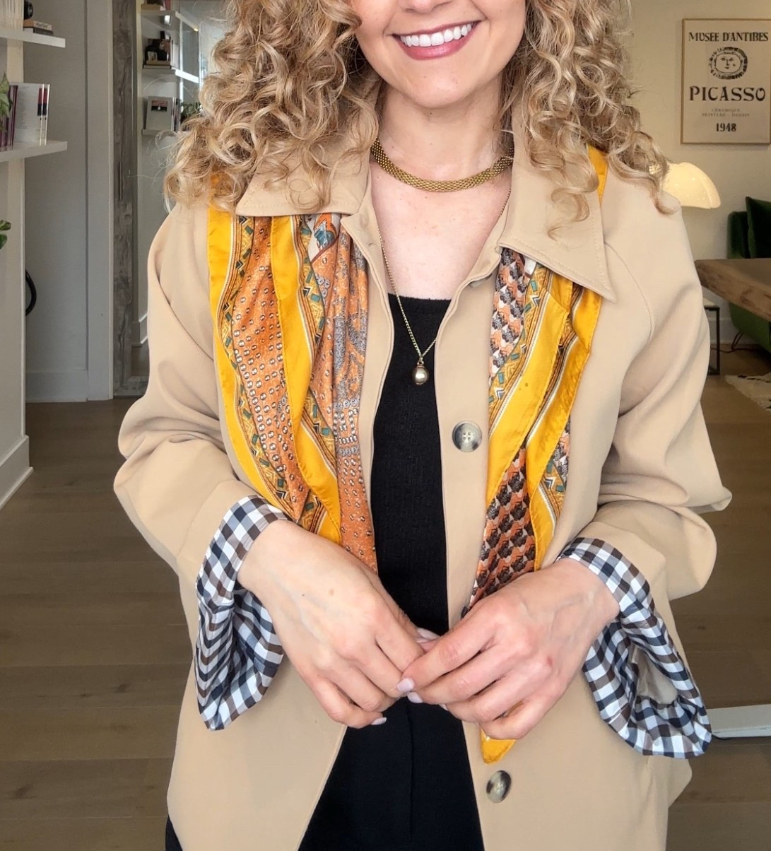 Most worn spring trench coat 