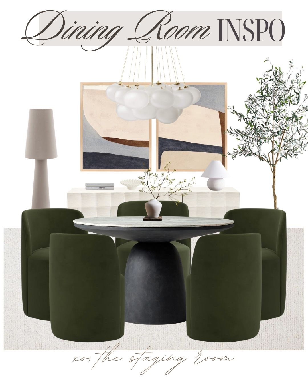 Art deco moody dining room idea with circle pedestal marble top dining table and dark velvet upholstered dining chairs.

#diningroom #abstractart #wayfairfinds #moodboard #explore 

#LTKsale #LTKcasa
