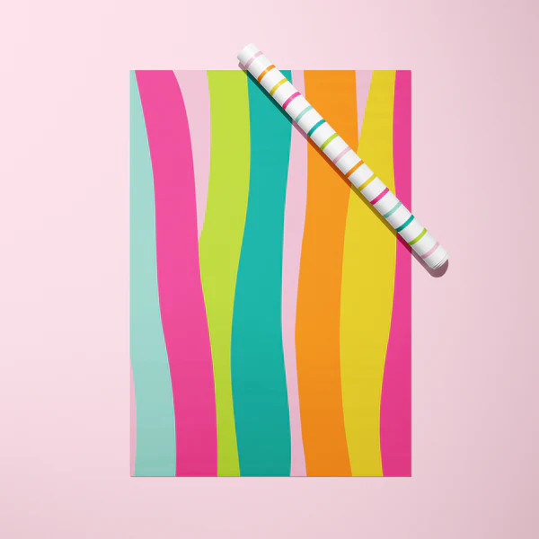 Hello Happiness x JCS Double Sided Gift Wrap Roll | Joy Creative Shop