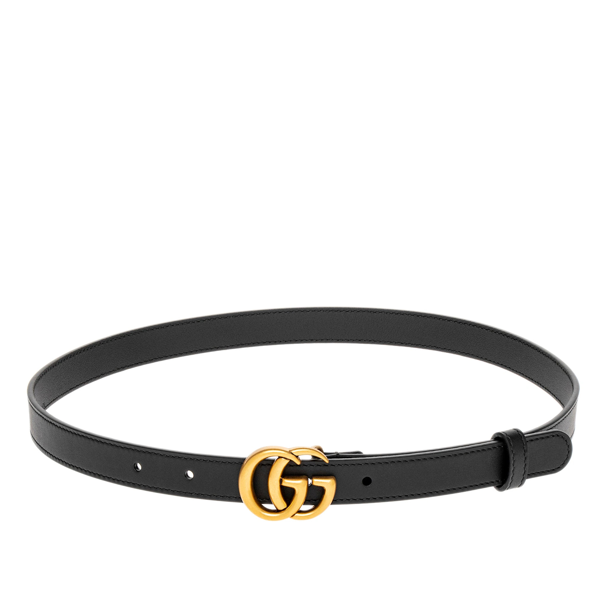 Gucci GG Marmont Thin Belt - 100 | Overstock