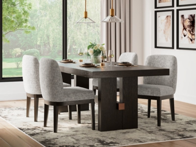 Burkhaus Dining Table and 4 Chairs | Ashley Homestore