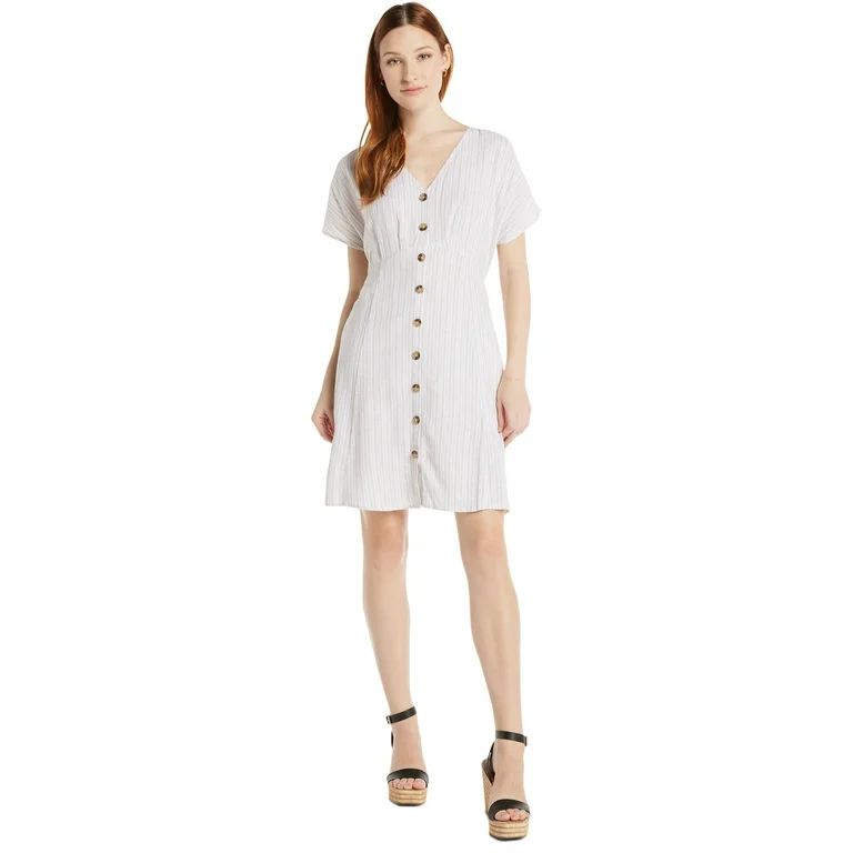 Time and Tru Women's Fashion Mini Dress, Sizes XS-XXXL | Walmart (US)