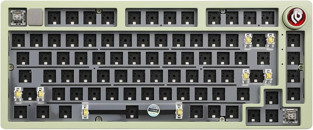 EPOMAKER x LEOBOG Hi75 Aluminum Alloy Wired Gaming Keyboard Barebones Kit, 75% Gasket-Mounted RGB... | Amazon (US)