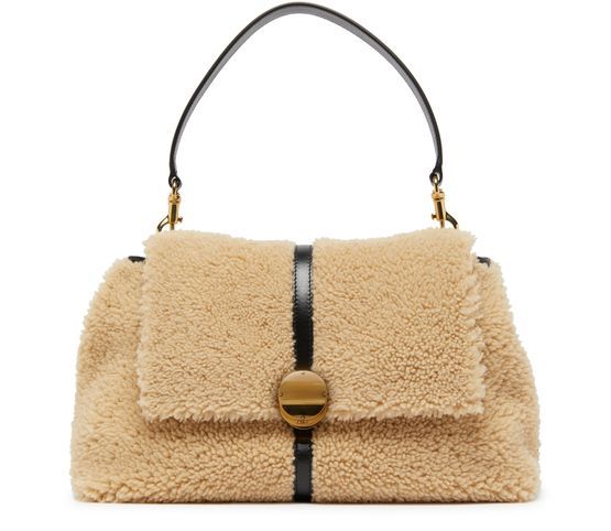 Penelope shearling soft shoulder bag - CHLOE | 24S US