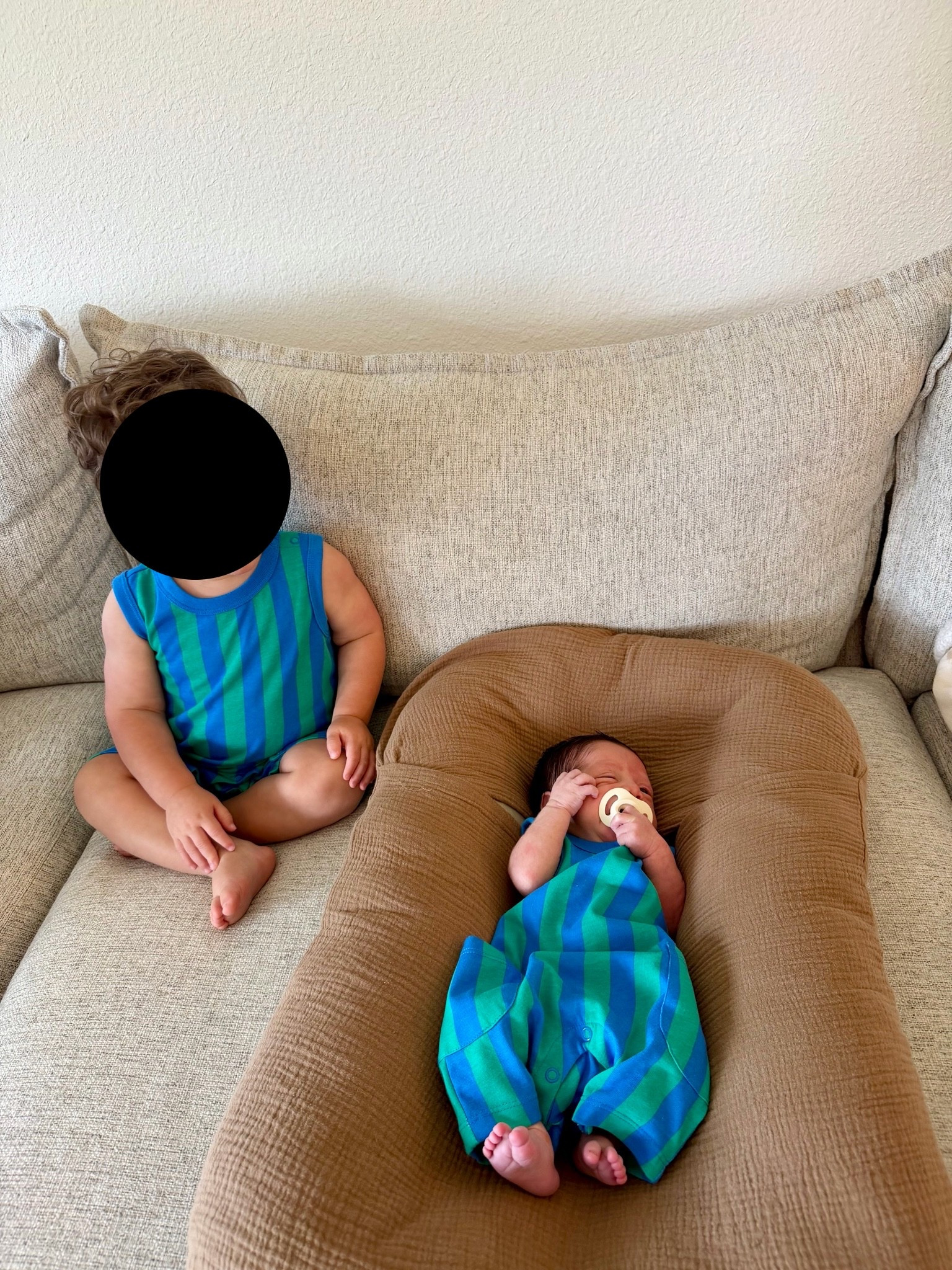 Matching outfits all summer for the boys💙