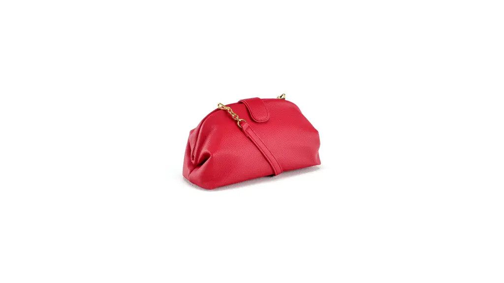 Free Assembly Women's Faux Leather Clutch Handbag, Red Engine | Walmart (US)