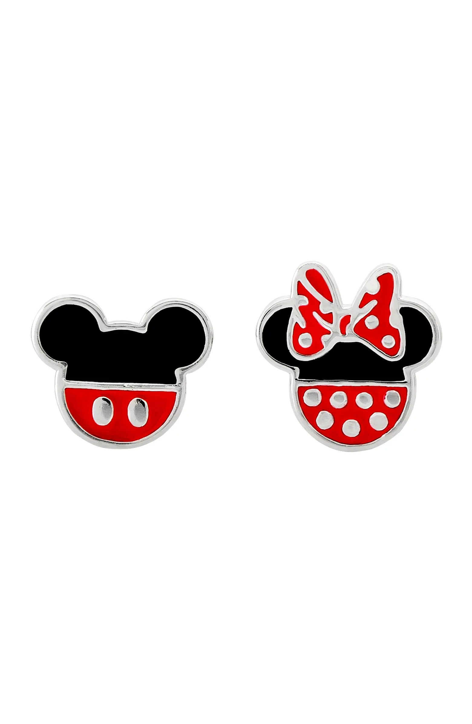 Mismatched Mickey And Minnie Mouse Earrings | Nordstrom
