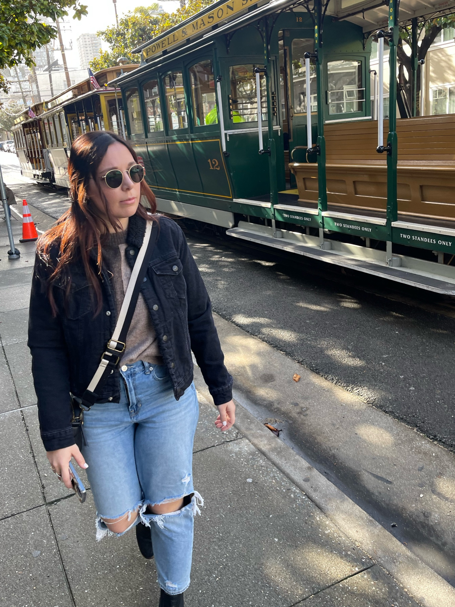 cozy outfit for day 1 of our travels in San Francisco 💫✈️ these sunglasses are prescription and I will never go back to nonprescription sunglasses 🖤

#LTKstyletip #LTKtravel #LTKcurves