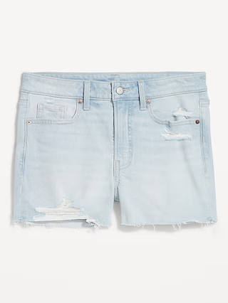 High-Waisted OG Jean Cut-Off Shorts | Old Navy (US)