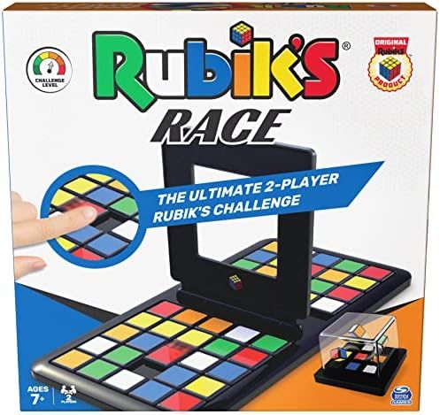 Rubik’s Race, Classic Fast-Paced Strategy Sequence Brain Teaser Travel Board Game Two-Player Sp... | Amazon (US)