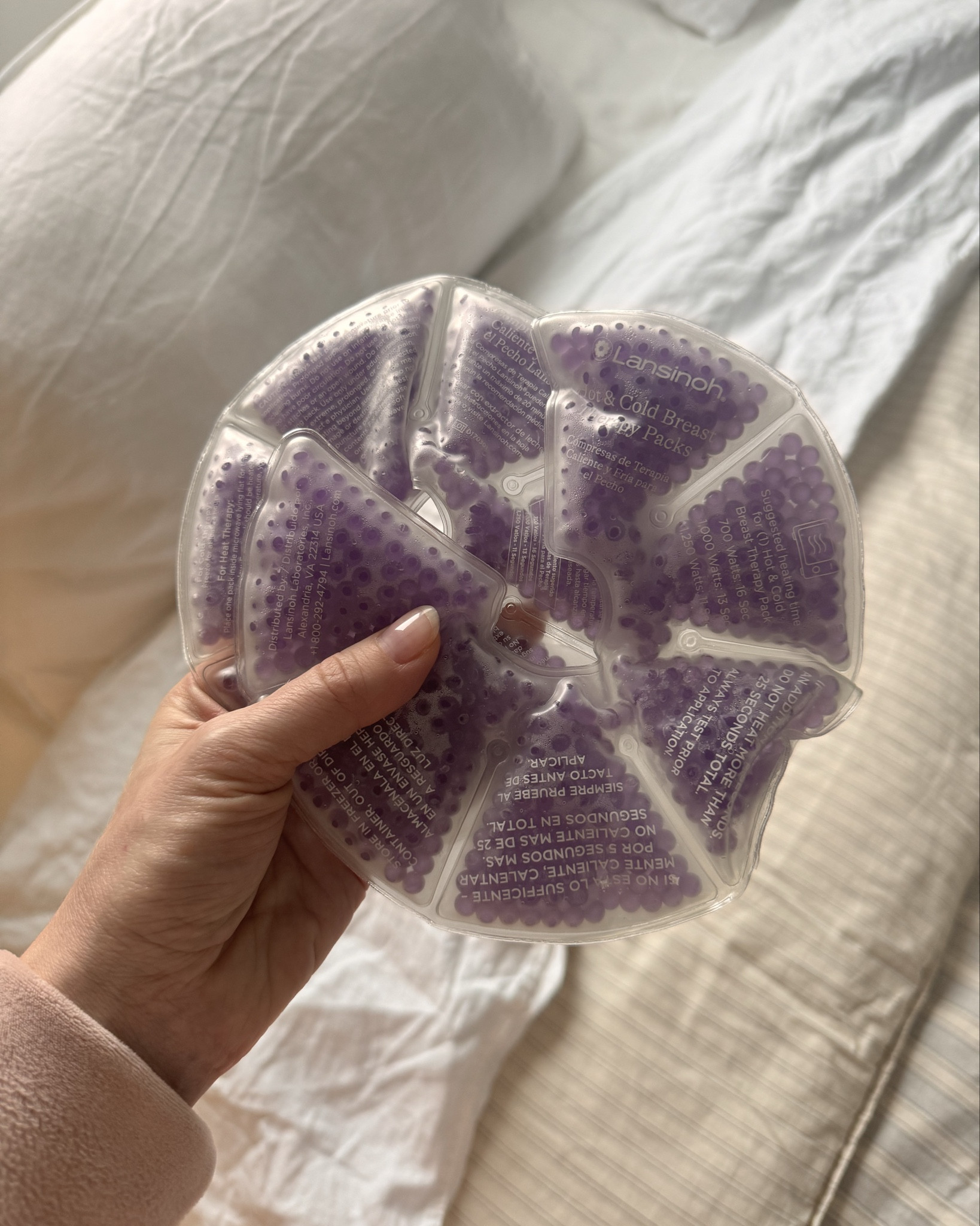 For moms and moms-to-be alike -  these products have become my salvation during the 3rd trimester:
- Lansinoh Breast gel pads (if you're planning or you are breastfeeding warm them up, if you aren' planning to breastfeed and your milk came in - just put them in the freezer for 4 hours and that should help with lactation suppression in combination with a sports bra). Love that they're reusable and the covers are super soft and washable. 
- homeoplasmine nipple cream: simply amazing. I tried avocado oil, shea butter and multiple products with petroleum jelly - nothing is quite like this French pharmacy product
- Collistar collagen + hyaluronic acid bust serum: definitely helps with skin elasticity! 

 #LTKCyberWeek #LTKFindsUnder50 #LTKBump