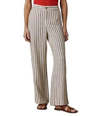 Faherty Sun Cruiser Linen Striped Wide Leg Pants | Dillard's | Dillard's