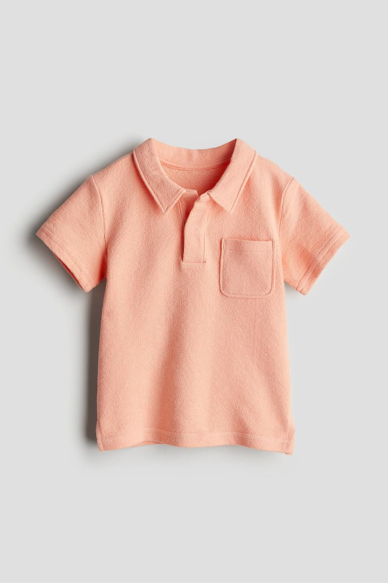 Cotton Terry Polo Shirt | H&M (US + CA)