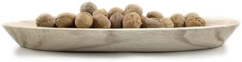 Amazon.com: Wooden Fruit Dough Serving Bowl Hand-Carved Root Bowls Creative Living Room Real Wood... | Amazon (US)