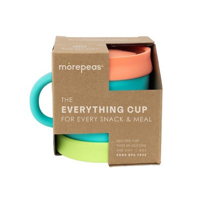 morepeas Everything Snack Cup Sherbert - Teal Green | Target