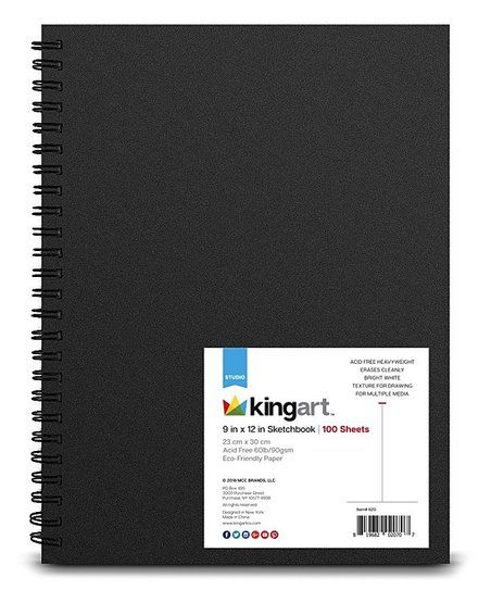 KINGART™ Hardcover 100-Sheet Spiral Sketch Book | Zulily