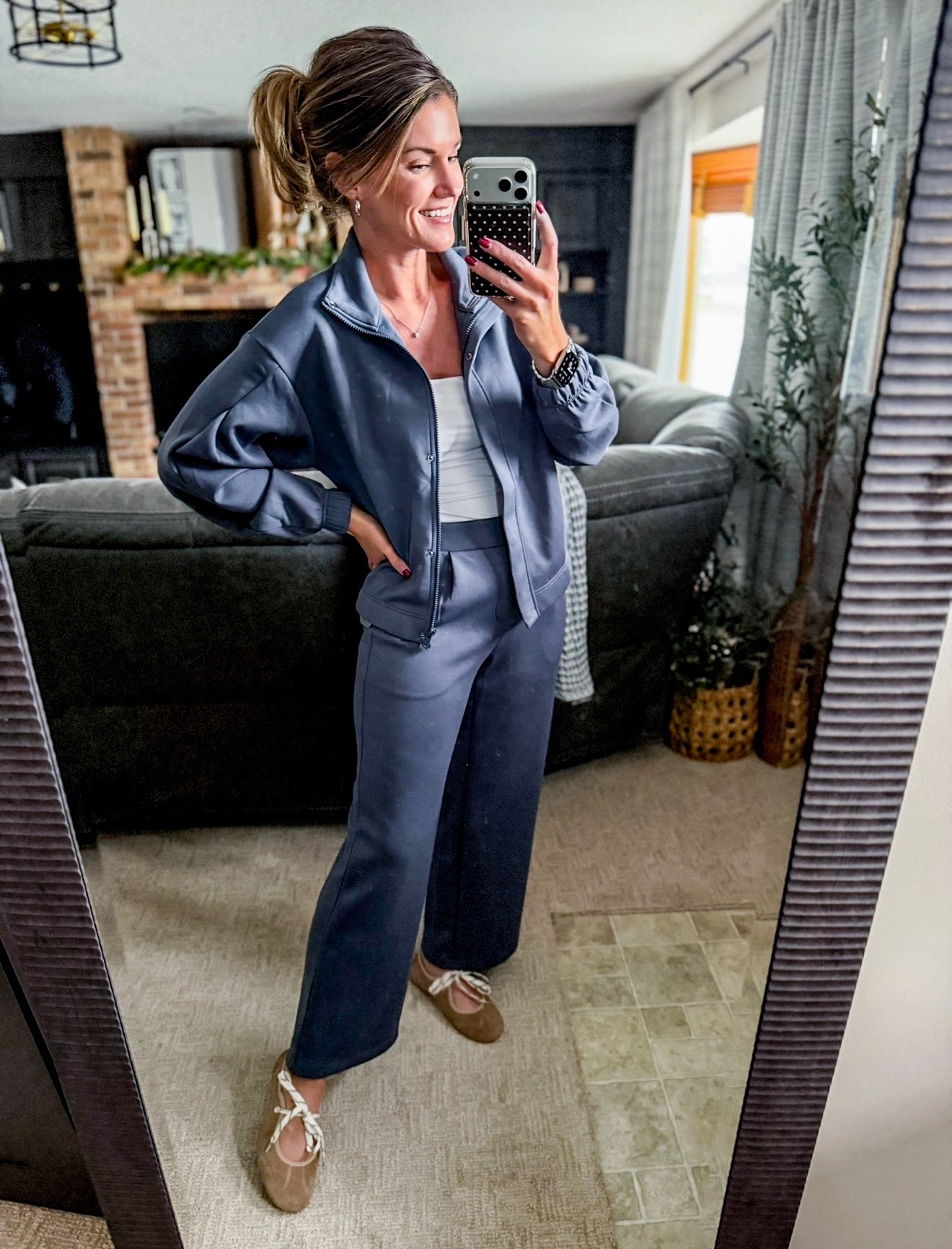 The quality of this Walmart set is 👏👏👏 feels so luxe. 
Wearing small in both the pants and jacket  

#LTKootd #LTKSeasonal