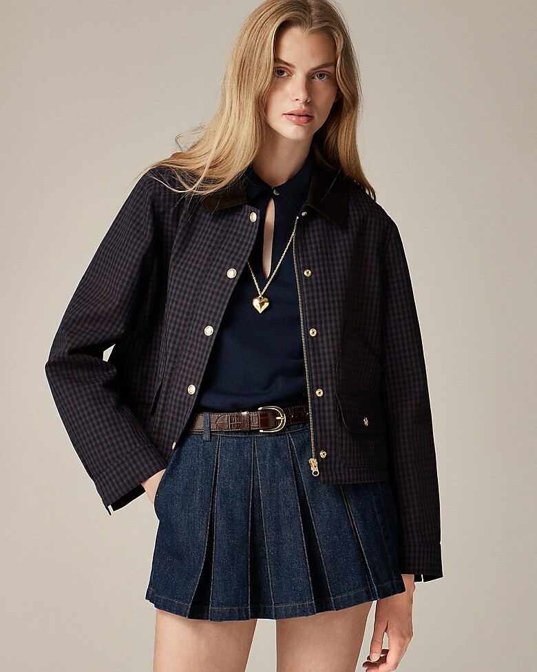 Short Barn Jacket&trade; in plaid | J. Crew US