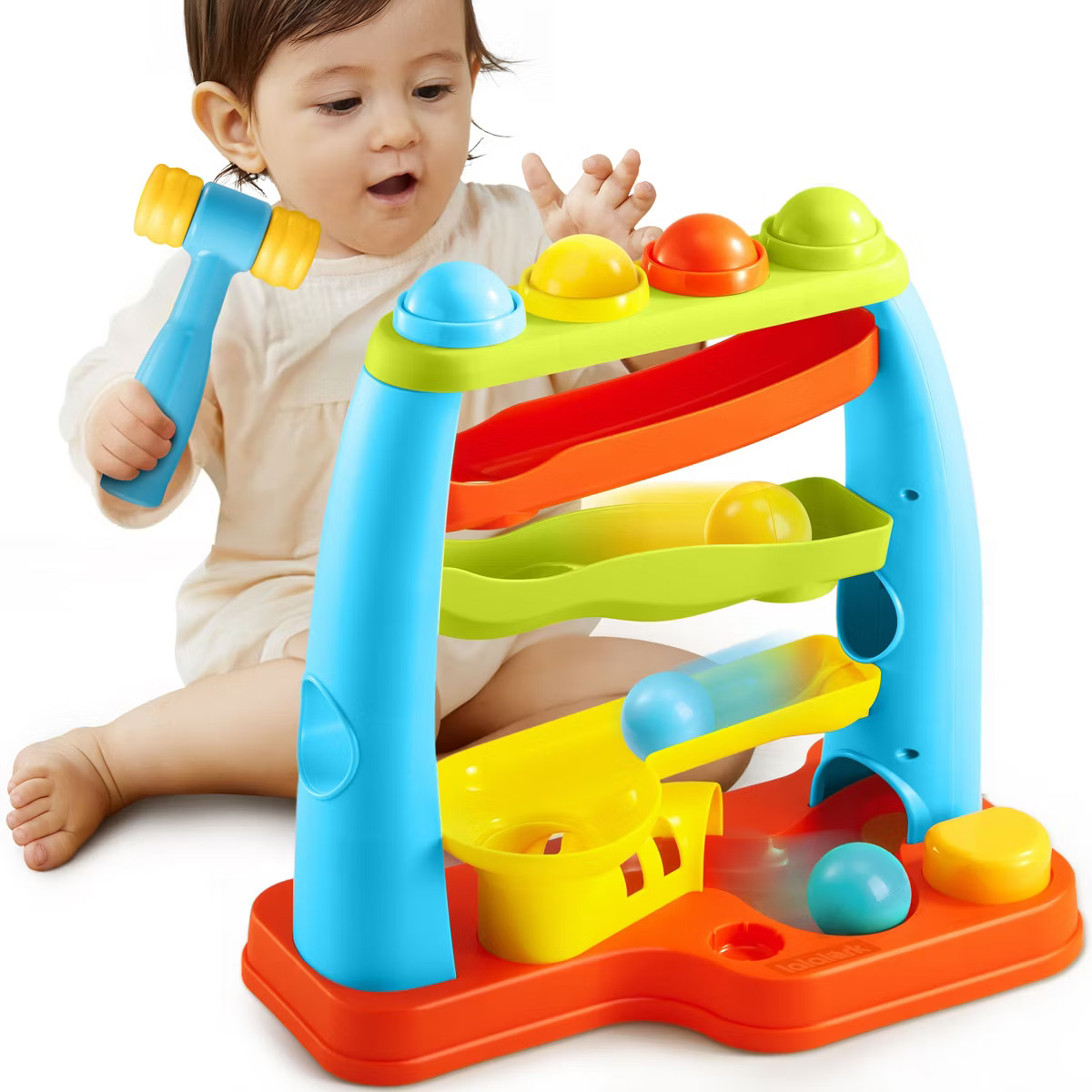 Joyfy Pound A Ball Toys for Toddler, Stacking, Learning, Active, Early Developmental Hammer Monte... | Target