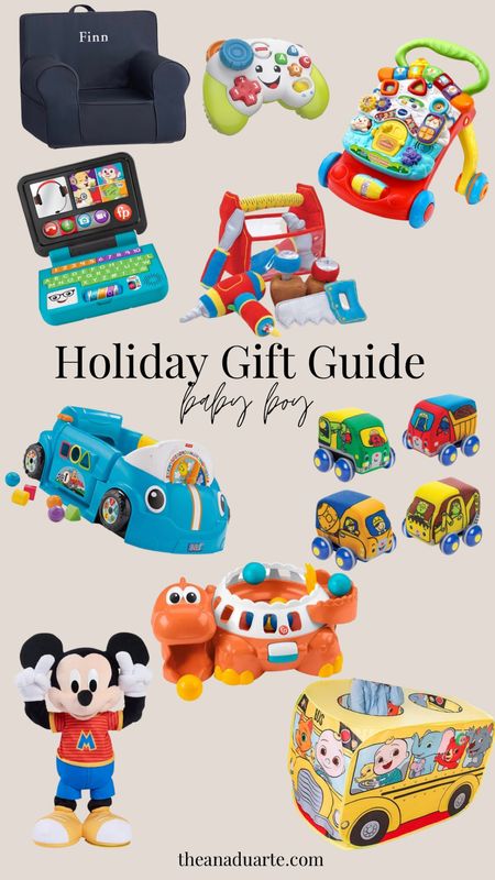Baby boy gift guide! Sharing Mikey’s wishlist to give some gift inspo 🎁🤍

#LTKbaby #LTKHoliday #LTKGiftGuide