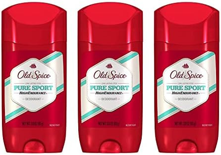 Old Spice Deodorant for Men Pure Sport Scent High Endurance 3 Ounce (Pack of 3) | Amazon (US)