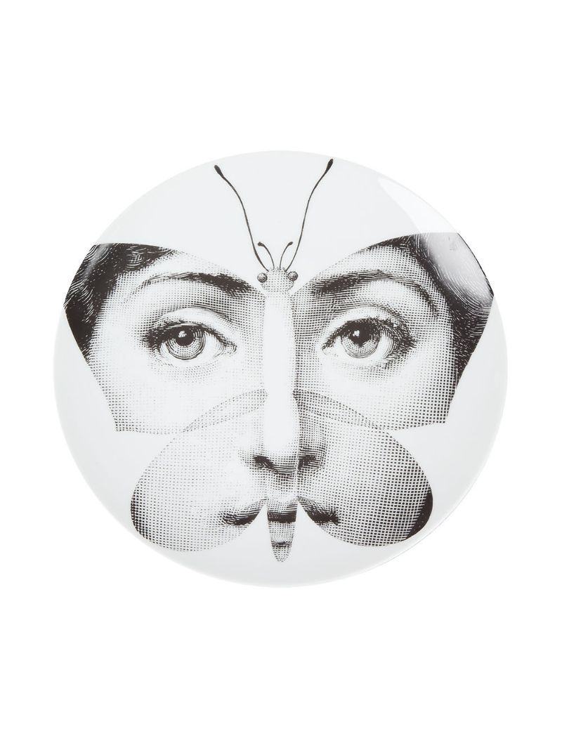 Fornasetti - Plate - unisex - China - One Size, White | FarFetch US
