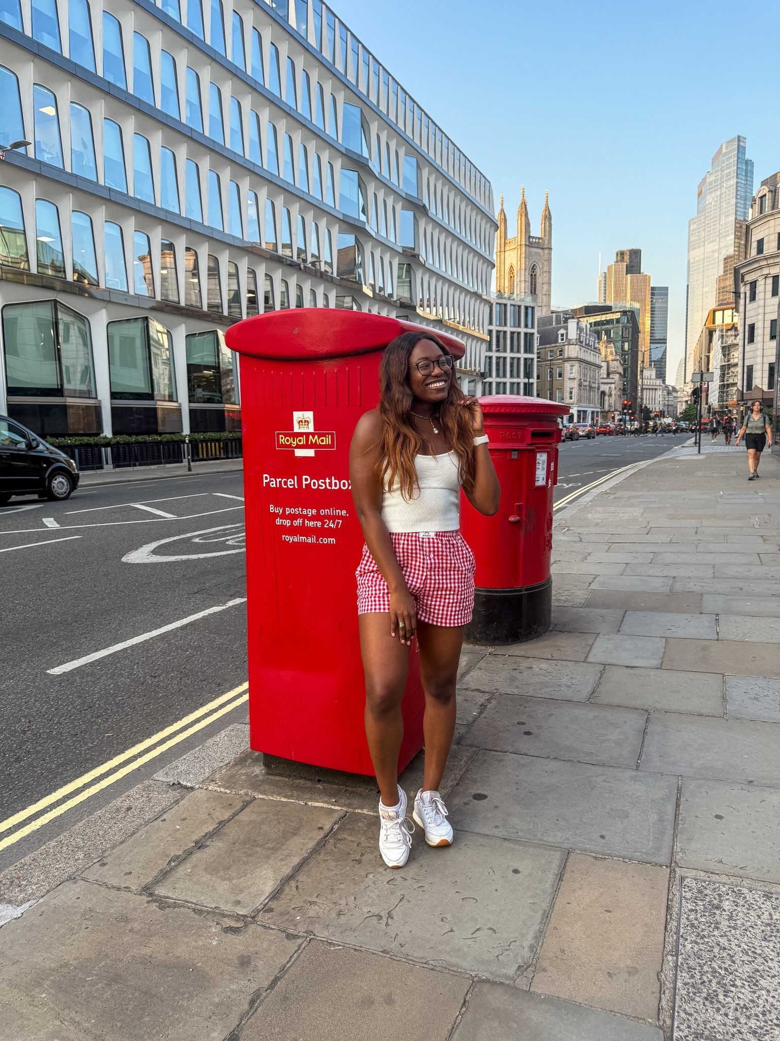 What I wore summer in London, June, plaid shorts, boxer shorts, red plaid, picnic pattern 

#LTKSummerEdit #LTKTravel