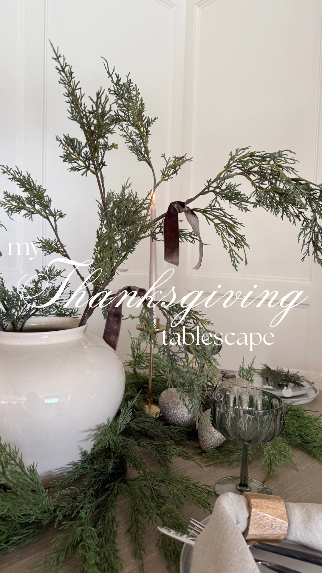 Happy Thanksgiving Friends 🦃🤍




#thanksgiving #holidaytablescape #diningroomdecor #tablescapestyling #christmastree #kingofchristmas #christmastablescape #tablescapeinspo #diningroominspo #givethanks

#LTKHoliday #LTKHome