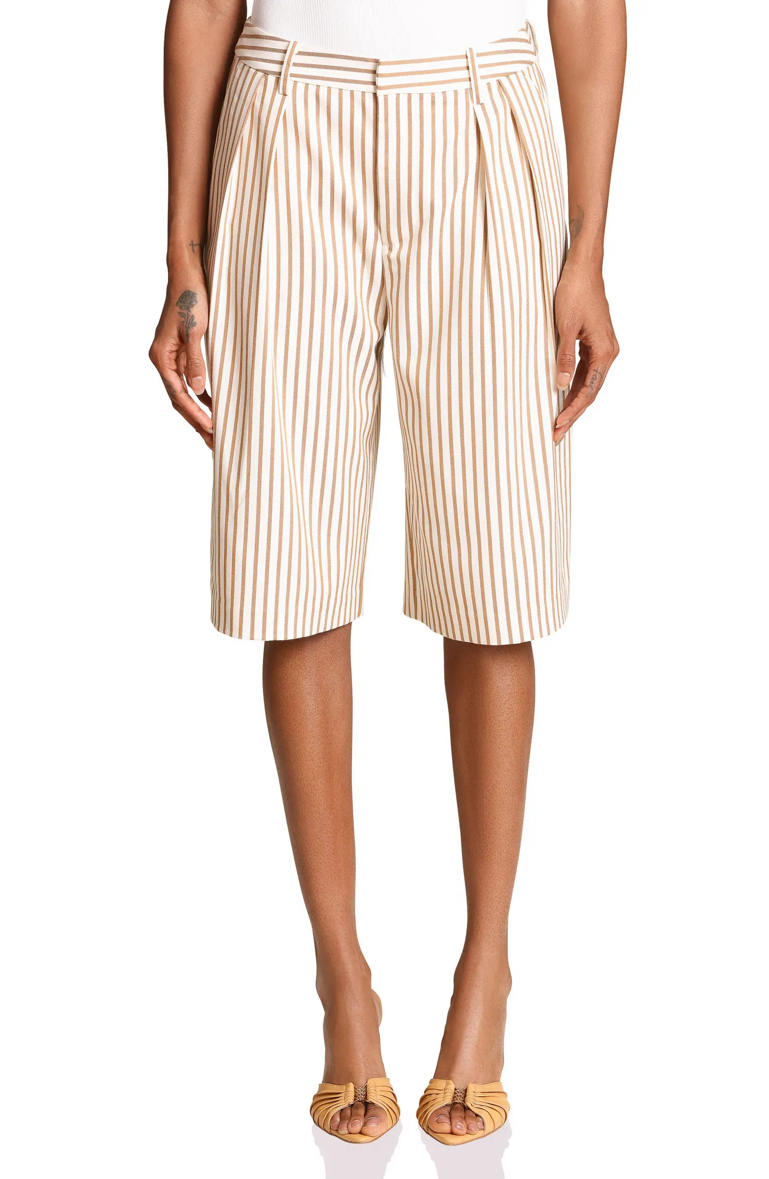 Pleated Bermuda Shorts | Nordstrom