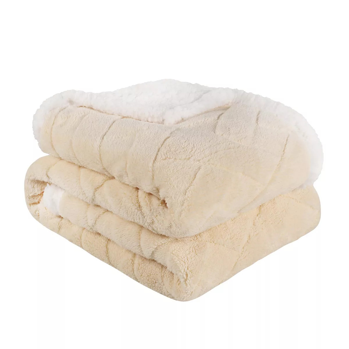 SUPERIOR Nuuk Reversible Plush Sherpa Fleece Blanket | Kohl's