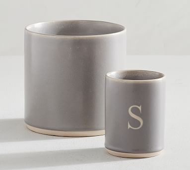 Mason Ceramic Scented Candles - Grey Oak | Pottery Barn (US)